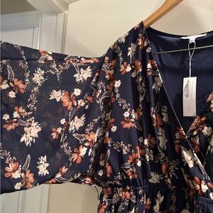 Baltic Born Navy Floral Dress